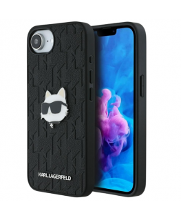 Case Karl Lagerfeld Monogram Choupette Head Pin for iPhone 16e