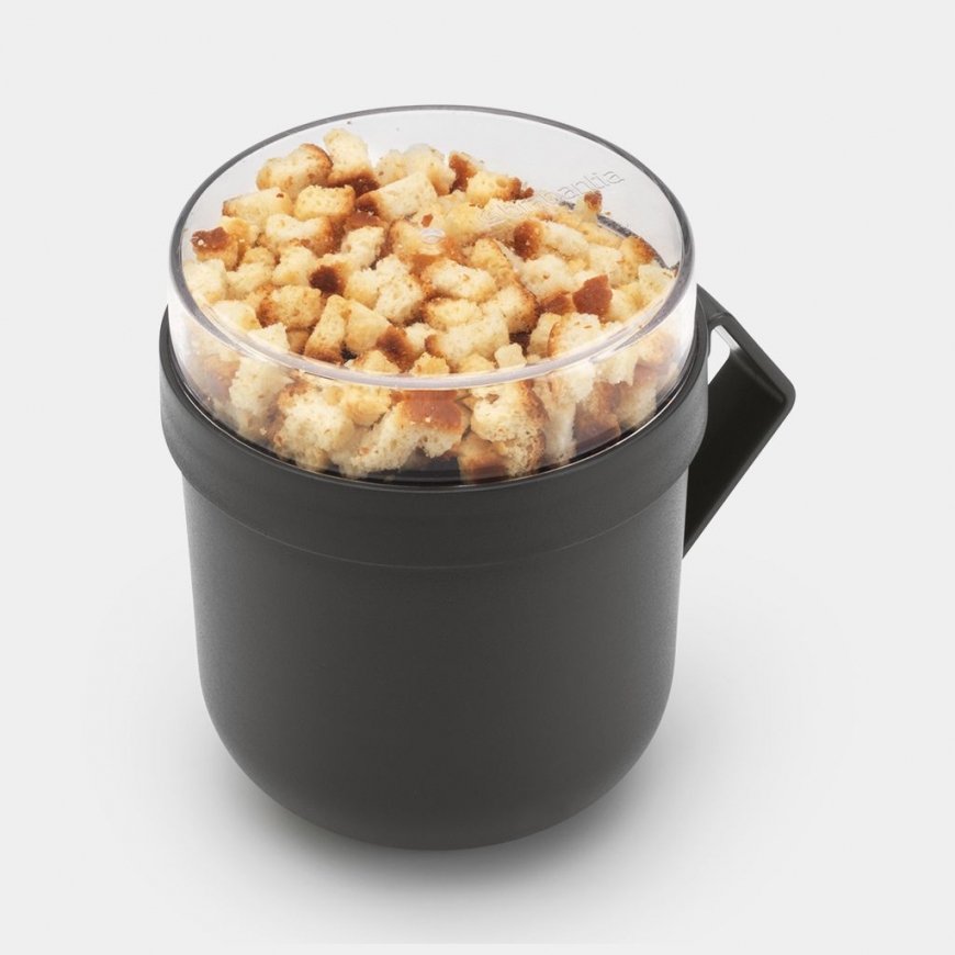 Brabantia Make & Take Apaļš Krūze 0,6 L Pelēks, Caurspīdīgs 1 pcs – 2