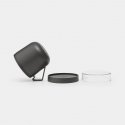 Brabantia Make & Take Turas Indelis 0,6 L Pilka, Permatomas 1 vnt Brabantia Make & Take Turas Indelis 0,6 L Pilka, Permatomas 1 vnt