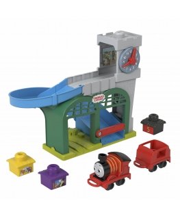 Fisher-Price Thomas & Friends My First Knapford Station Train Playset for Toddlers, 6 Pieces