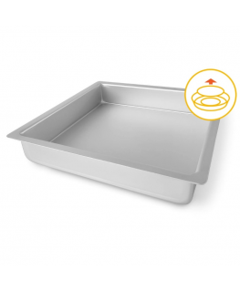 Guardini Square cake tin with removable bottom Professional 26x26x5cm