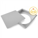 Guardini Square cake tin with removable bottom Professional 26x26x5cm Guardini Square cake tin with removable bottom Professional 26x26x5cm
