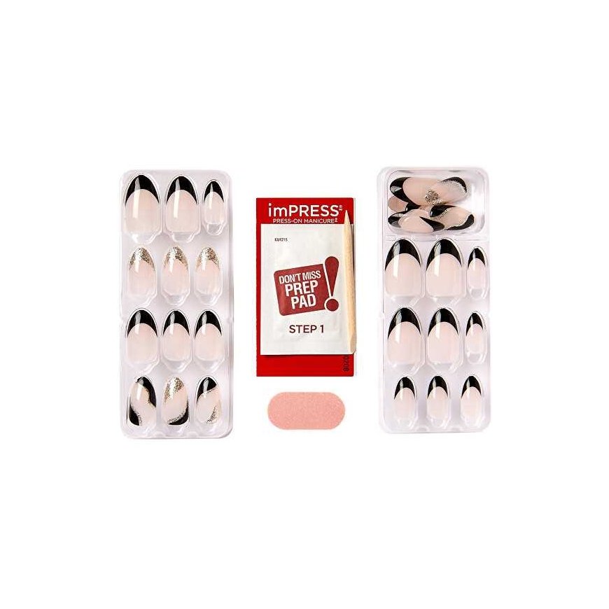 KISS Lipnūs nagai imPRESS Nails (Illusion) 30 vnt. – 3
