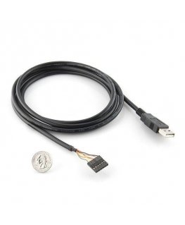 USB-UART FTDI 5V keitiklis su 1.9m USB laidu, SparkFun DEV-09718