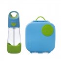 B.box Mini Lunchbox - children's breakfast container 1l, set with bottle | Ocean Breeze B.box Mini Lunchbox - children's breakfast container 1l, set with bottle | Ocean Breeze