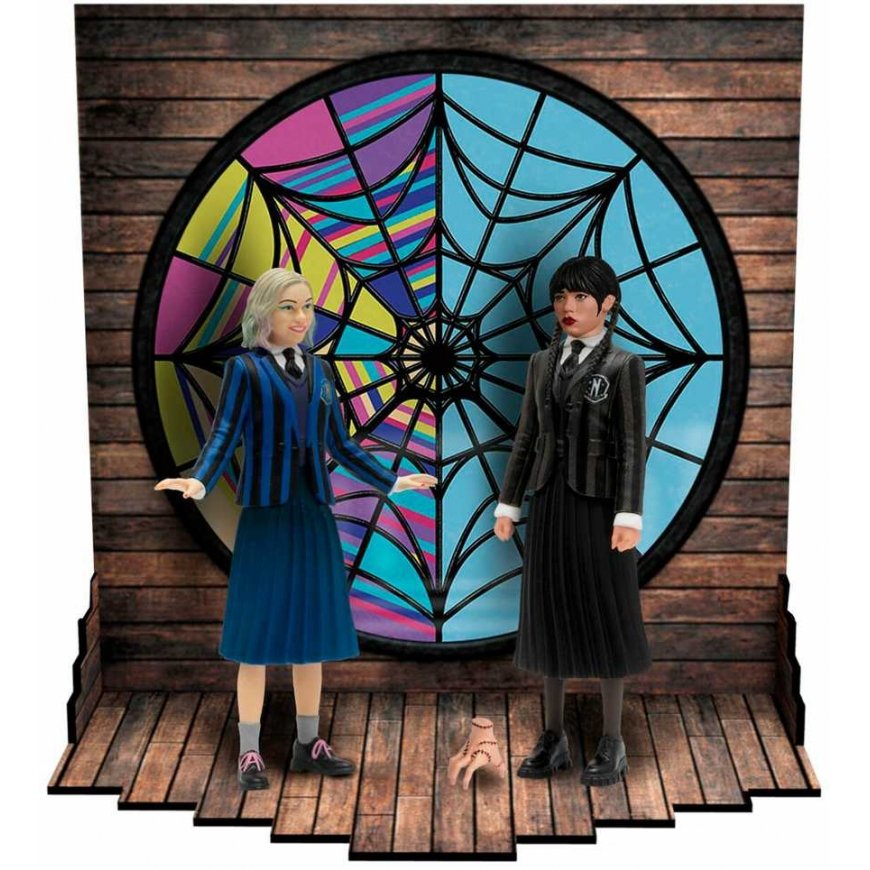 Mezco Toys Wednesday - Wednesday & Enid set figures 9,5cm