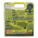 Ryobi urbšanas un skrūvju piederumu komplekts, 90 daļas Ryobi urbšanas un skrūvju piederumu komplekts, 90 daļas