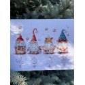 Beldizart Cross stitch kit "Christmas Elves" SANR-55 Beldizart Cross stitch kit "Christmas Elves" SANR-55