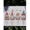 Beldizart Cross stitch kit "Christmas Elves" SANR-55 Beldizart Cross stitch kit "Christmas Elves" SANR-55