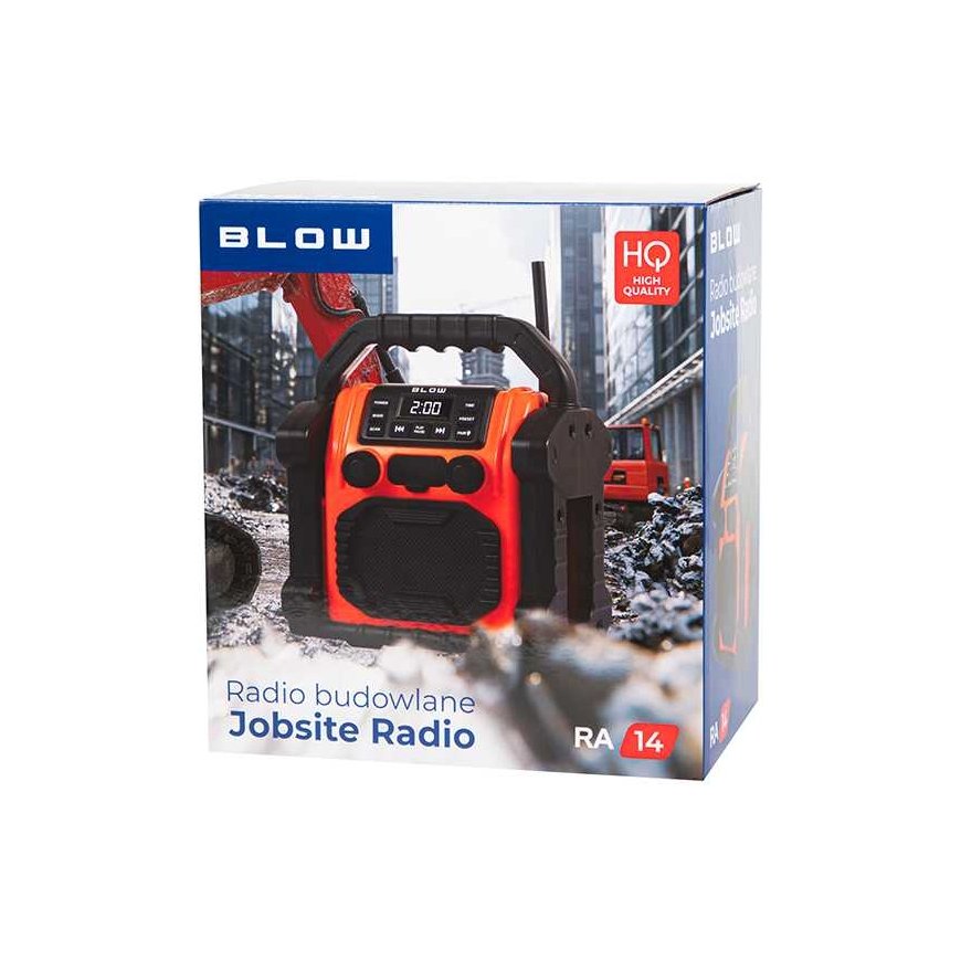 Nešiojamas analoginis AM/FM radijas BLOW RA14 konstrukcija – 5