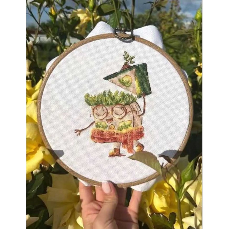 Beldizart Cross stitch kit "House. Gardener" SAND-29 – 2