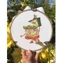 Beldizart Cross stitch kit "House. Gardener" SAND-29 Beldizart Cross stitch kit "House. Gardener" SAND-29