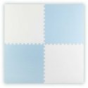 Large foam puzzle mat Ricokids 60x60 cm 4 pcs. blue and white
