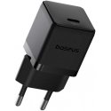 Baseus Wall Charger Palm 30W USB-C QC3.0 PD3.0 with USB-C cable 1m, black Baseus Wall Charger Palm 30W USB-C QC3.0 PD3.0 with USB-C cable 1m, black