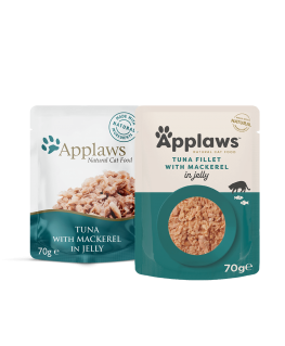 APPLAWS Tuna Fillet with Mackerel in Jelly - wet cat food - 70g
