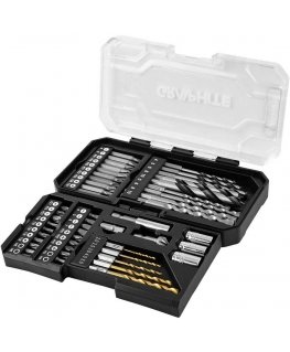 Graphite Drill and Bit Set, 50 Pieces