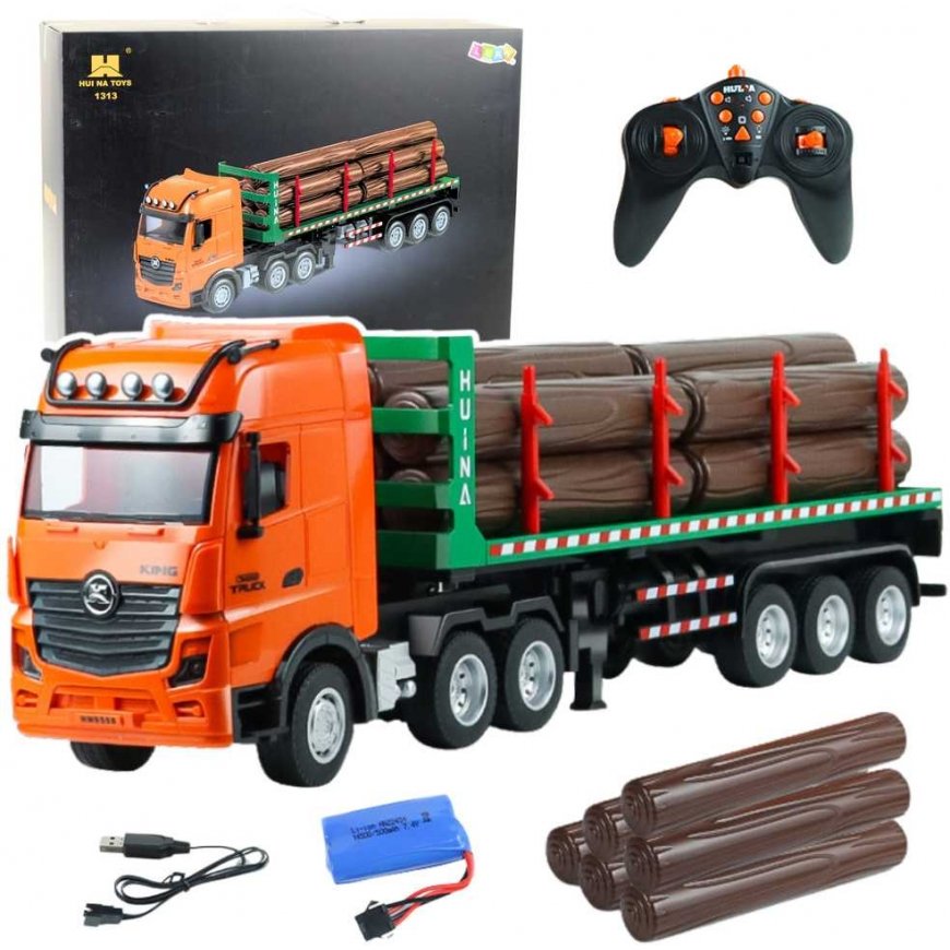 Huina Remote controlled timber transporter HUI NA TOYS 9CH 1:18 – 5