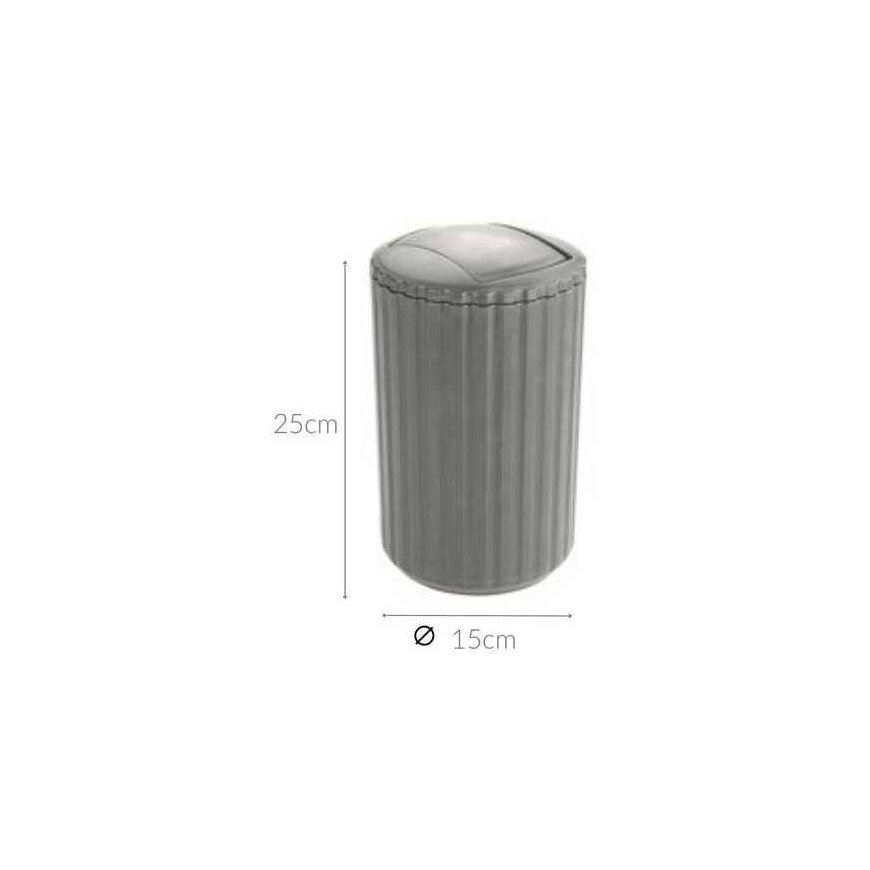 Allstar Waste bin, Swing Bin, color taupe, 3l, WENKO – 2