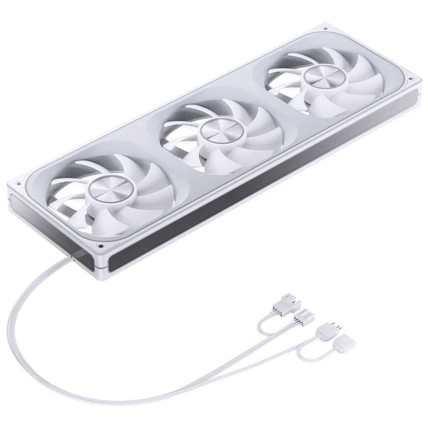 Jonsbo ZA-360 -tuuletin, PWM, ARGB - 360 mm, valkoinen – 4