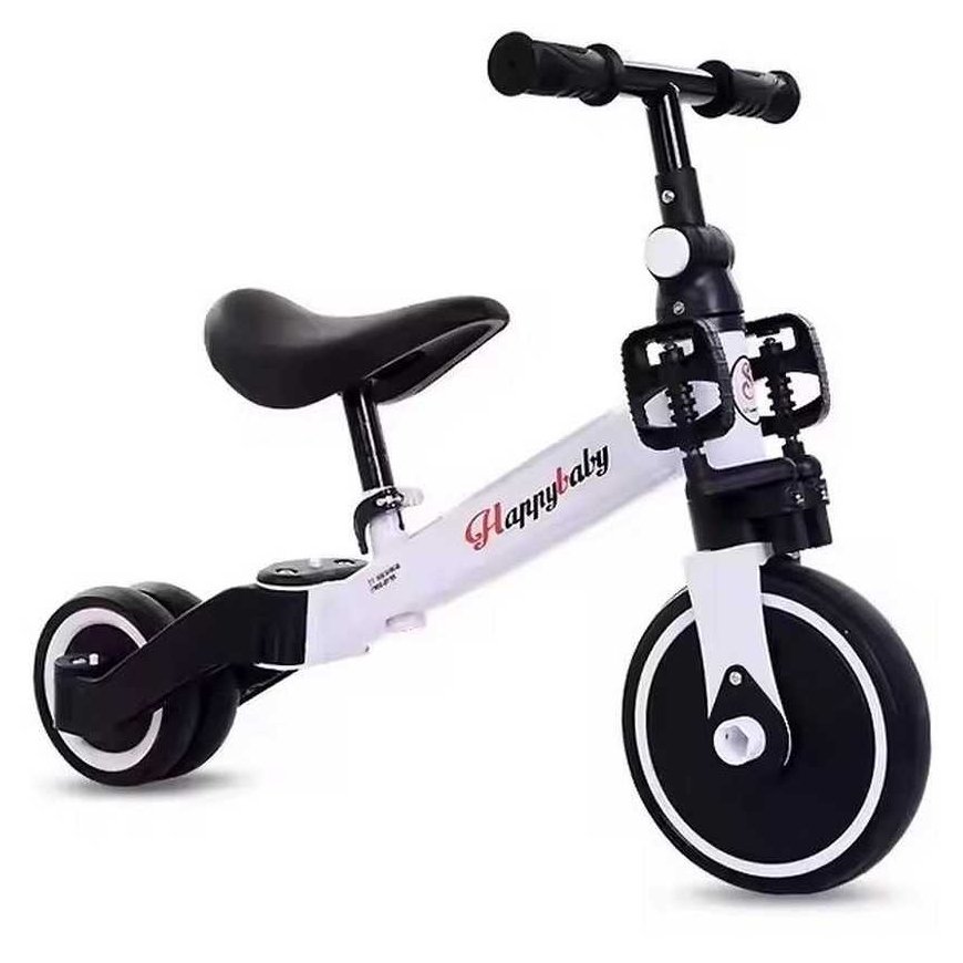 Oem Children's multifunctional tricycle white – 3