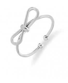 Troli Exclusive steel ring with bow VABRAR001S