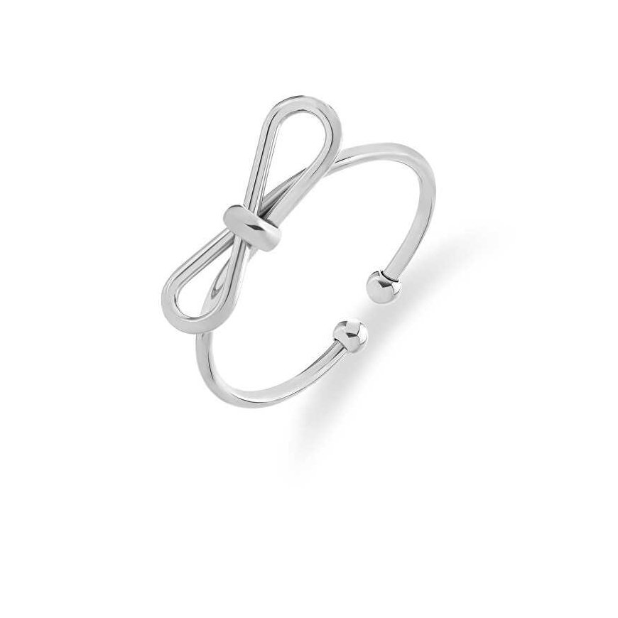 Troli Exclusive steel ring with bow VABRAR001S