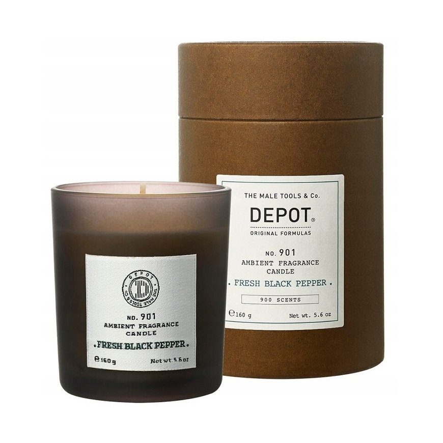 Depot, 900 Scents No. 901, Fresh Black Pepper, Scented Candle, 160 g – 2