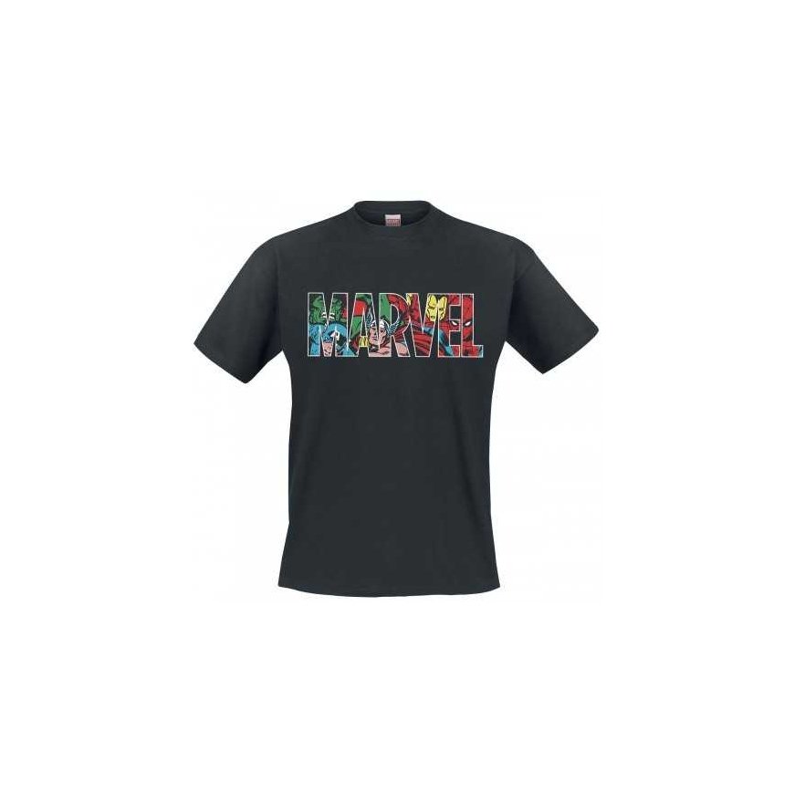 Pc Merch MARVEL Logo black shirt - size M