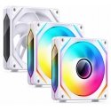 Jonsbo ZL-120WR PWM ARGB Fan 3er Pack, reverse orientation - 120mm, white
