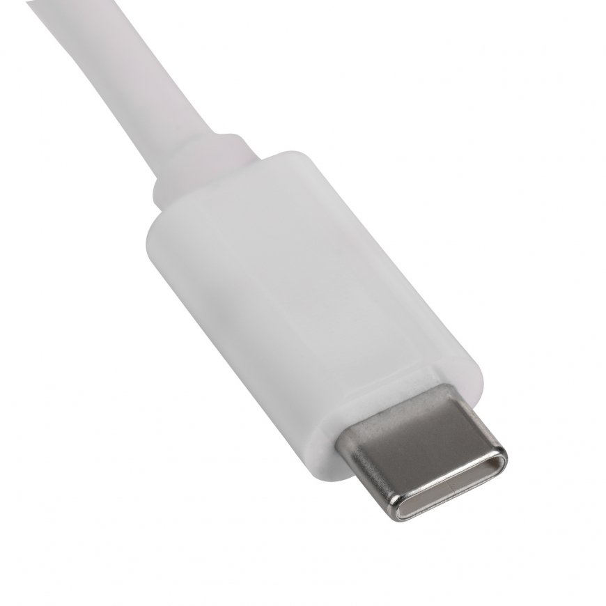 Akyga AK-AD-57 white color - Hub - Hub USB 2.0 Type-C 500 Mbit/s – 3