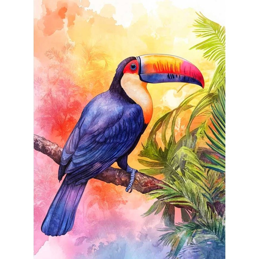 Beldizart Diamond Painting with Frame Toucan 30x40 cm VA843 – 4