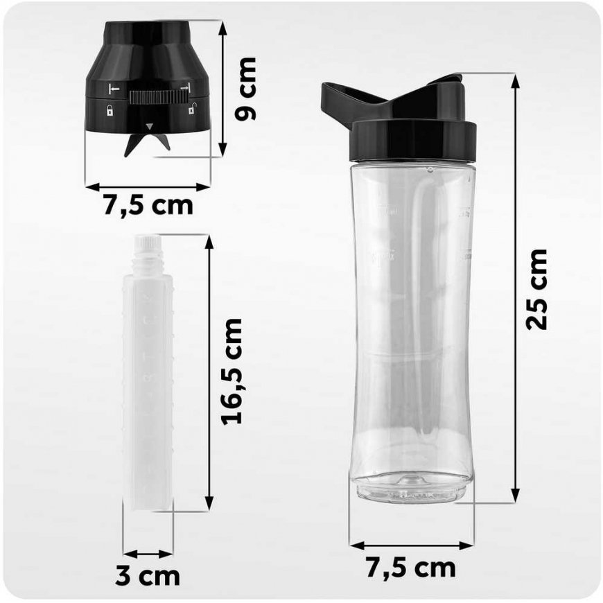 Blender bottle capacity 600 ml + cooling insert BD-755 Berdsen – 3
