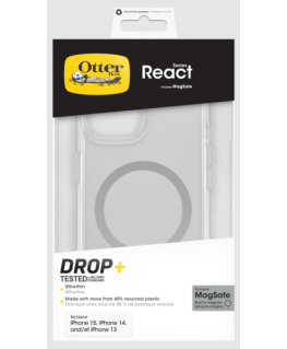 OtterBox React MagSafe Apple iPhone 16e clear