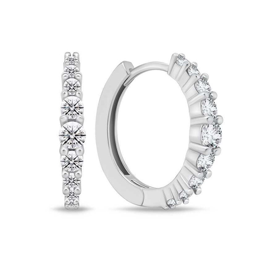Brilio Silver Brilio Silver Charming silver round earrings PE077