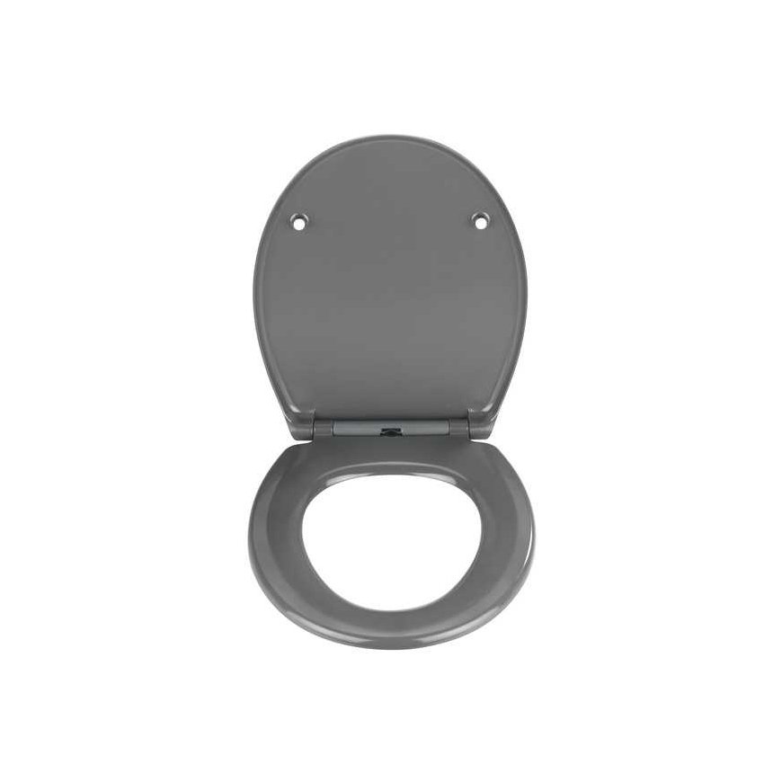 Samos toilet seat, Easy Close, gray, WENKO – 4