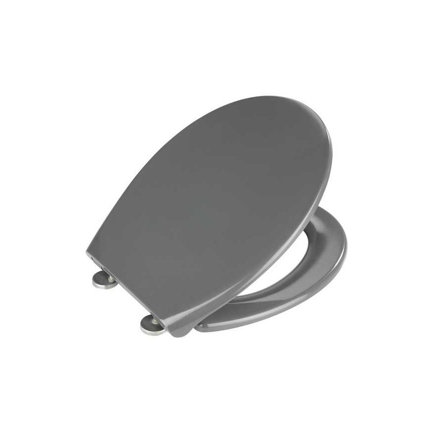 Samos toilet seat, Easy Close, gray, WENKO – 5