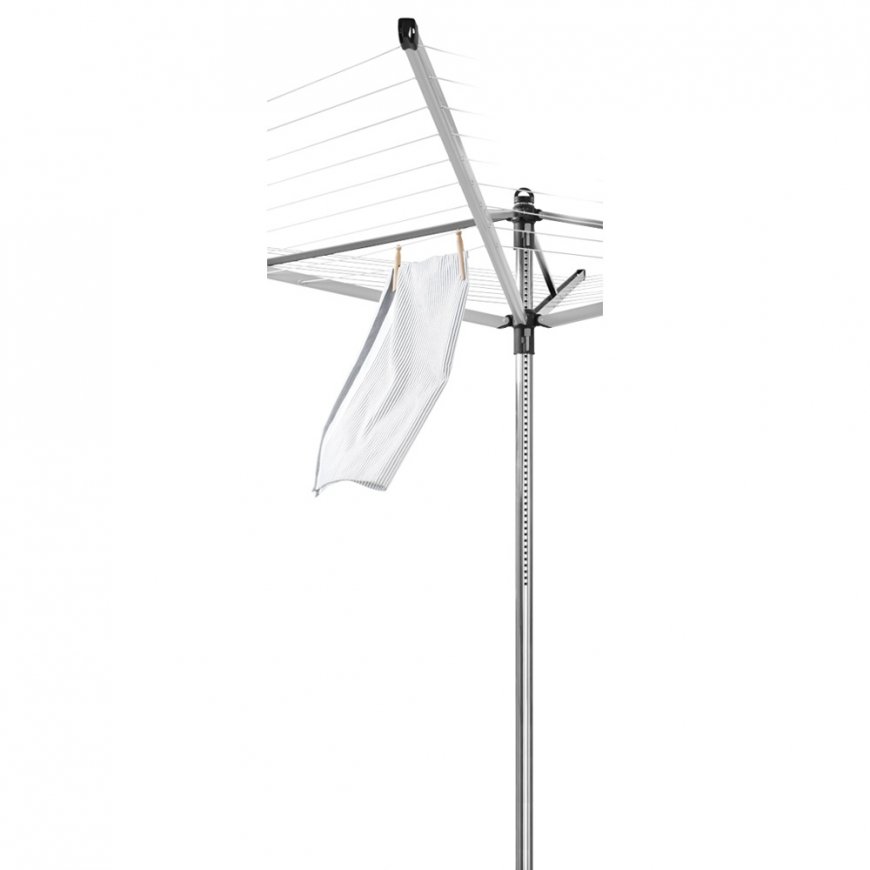 Brabantia 310744 laundry drying rack/line Floor-standing rack Silver – 3