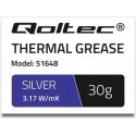 Qoltec Thermally conductive paste 3.17 W/mK | 30g | silver Qoltec Thermally conductive paste 3.17 W/mK | 30g | silver