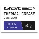 Qoltec Thermally conductive paste 3.17 W/mK | 30g | silver Qoltec Thermally conductive paste 3.17 W/mK | 30g | silver