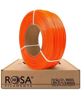 3D plastic PET-G orange (juicy orange) 1.75mm 1kg refill packagingRosa3D