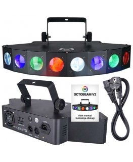 LIGHT4ME OCTOBEAM V2 disco effect LED spotlight