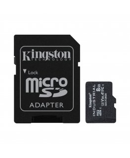 Kingston Technology Industrial 8 GB MicroSDHC UHS-I Klass 10