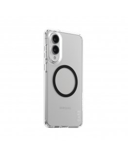 PanzerGlass CARE by ® Flagship Case Transparent Urban Combat w. Black Qi Compatible Samsung S25 Edge