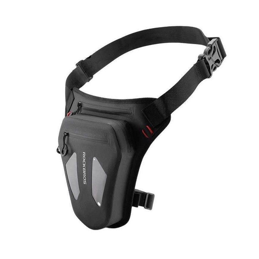 Rockbros Motorcycle Bag for Leg, Thigh, Waist, Shoulder - Black