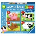 Ravensburger My First Puzzles - On the Farm Dėlionė 2 vnt Gyvūnai