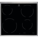 Electrolux HOC620X Black, Silver Built-in Ceramic 4 zone(s)