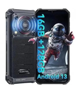 Oukitel WP36 16,6 cm (6.52") Hybridi-Dual SIM Android 13 4G USB Type-C 16 GB 128 GB 10600 mAh musta