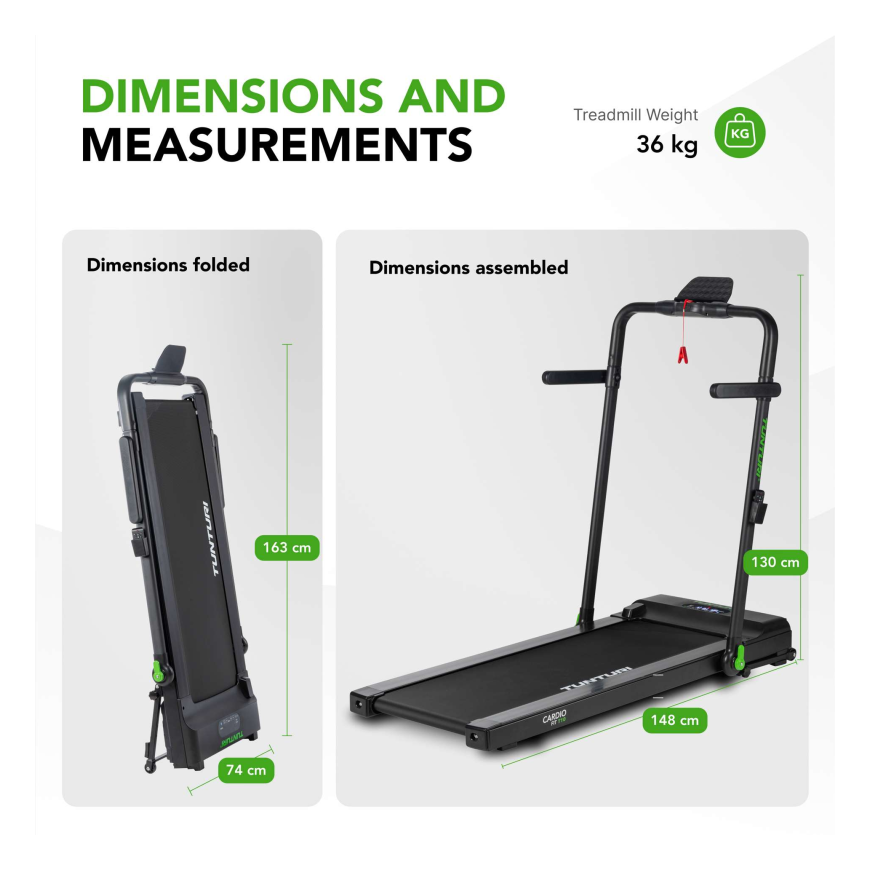 Jooksulint TUNTURI Cardio Fit T10 – 3
