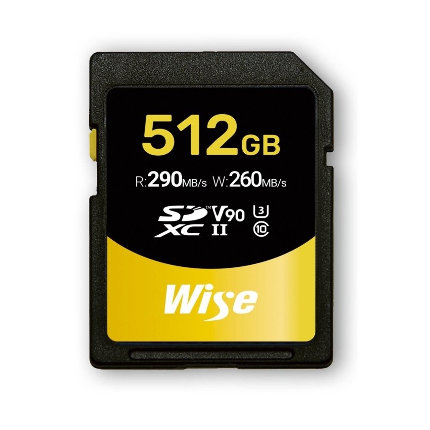 Wise SDXC UHS-II V90 512GB R:290MBs