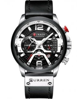 CURREN VYRIŠKAS LAIKRODIS 8329 (zc027a) – CHRONOGRAFAS + DĖŽĖ